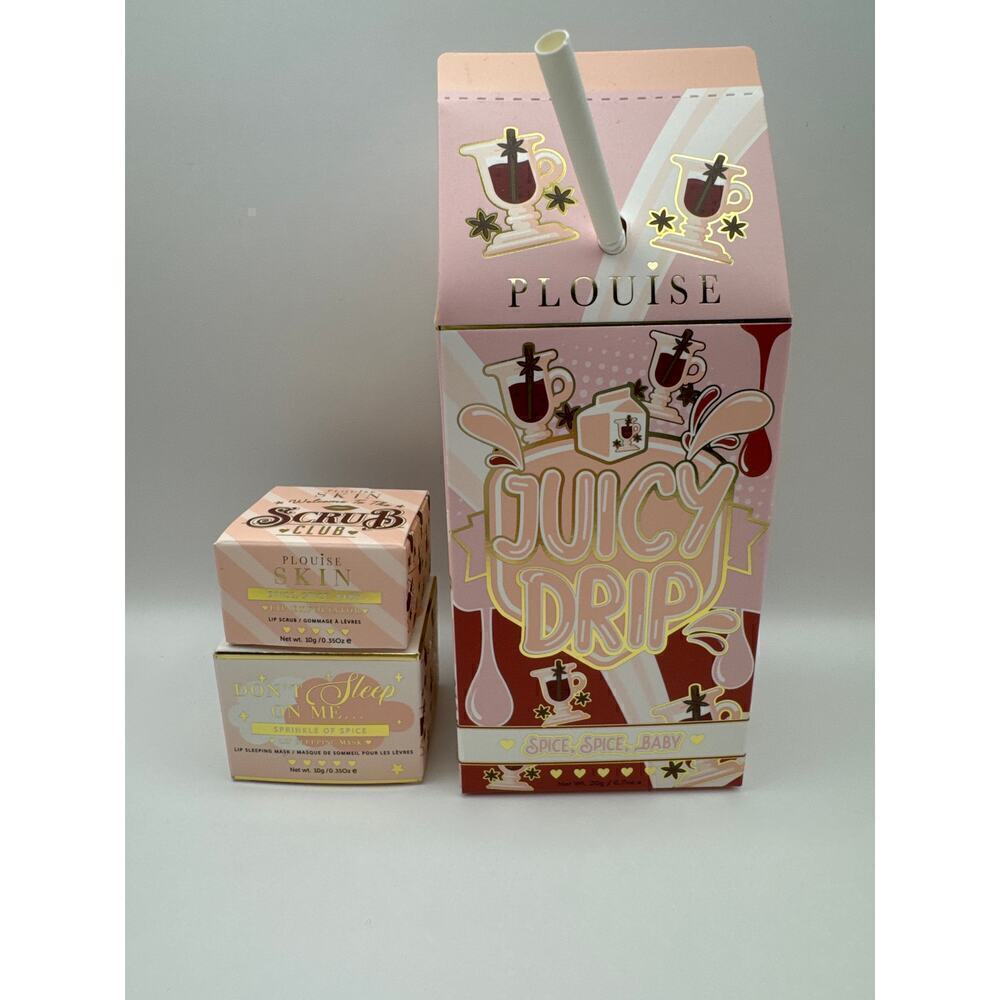 P. Louise Spice Spice Baby Lip Scrub + Lip Sleeping Mask BNIB